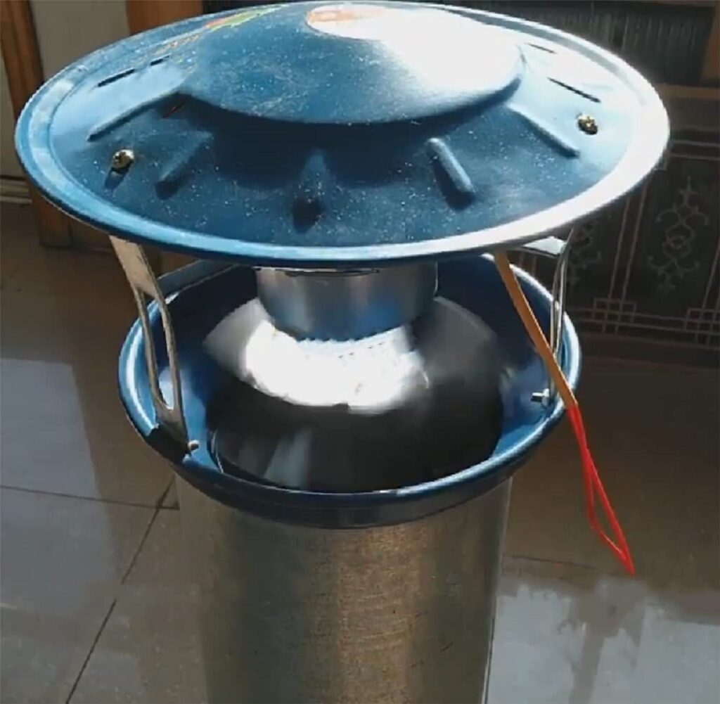 Extracteur de fumée Pour Conduit Rond 30 cm Ventilateur D'aspiration  Extracteur Électrique De Fumées Pour Poêle Thermique Barbecue Modèle Base